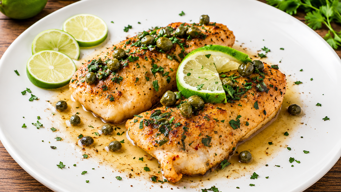 Image of Cod, Capers, + Cilantro