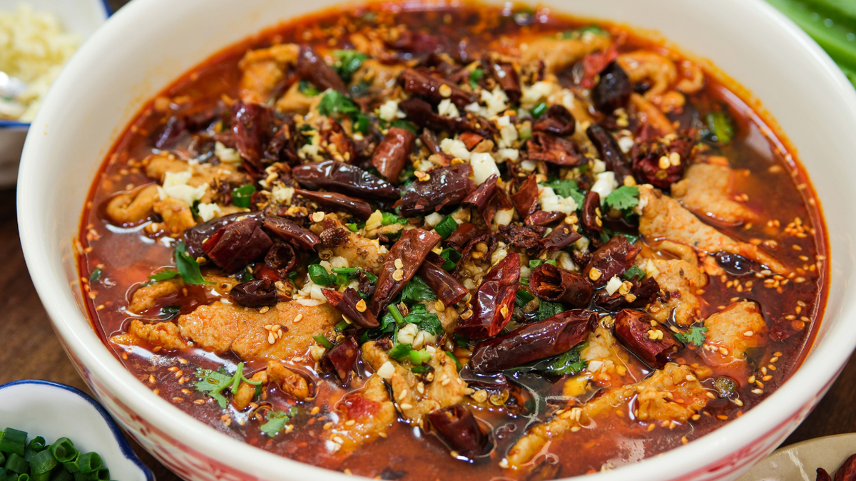 Don't Let the Name Fool You | Sichuan Boiled Meat Shui Zhu Rou Pian Recipe (水煮肉片)