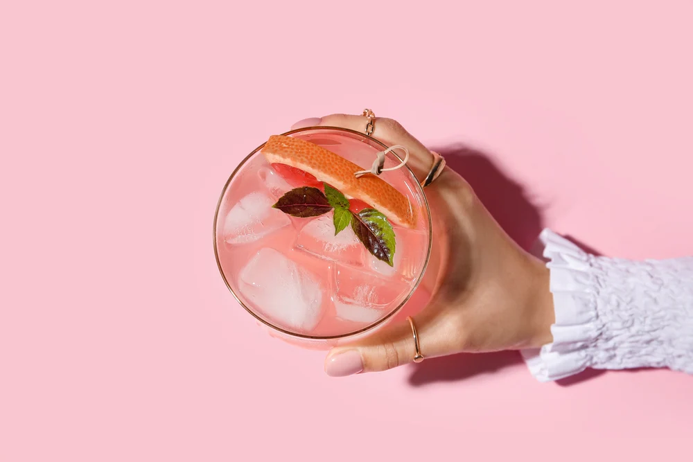 Sparkling Cherry Blossom Tea Spritz