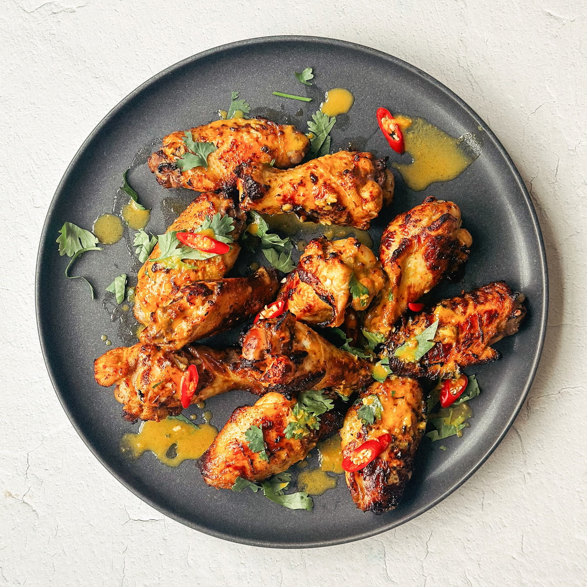 Air Fryer Coconut Curry Chicken Wings | Watcharee's Recipe