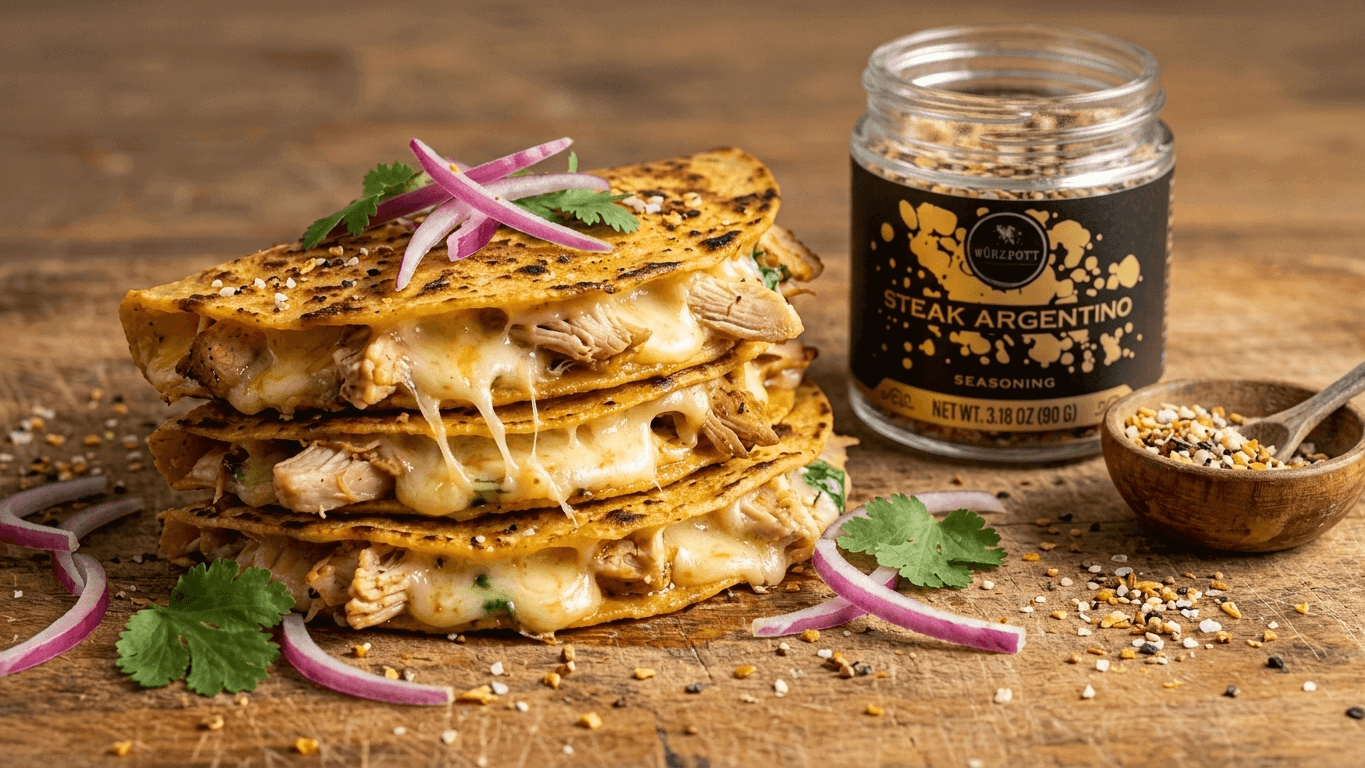 Image of Chicken Mulitas with Steak Argentino