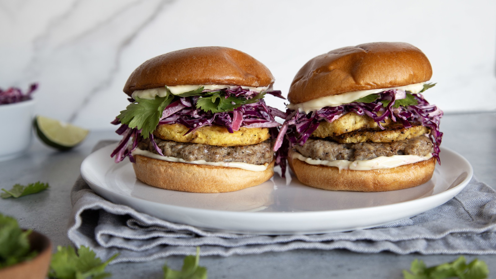 Jerk Chicken Burgers