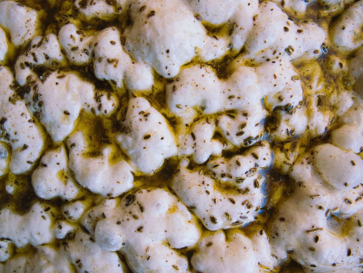 Super makkelijke 'no-knead' focaccia met venkelzaad