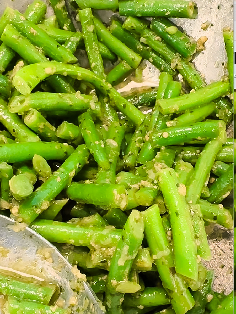 Pesto Green Beans
