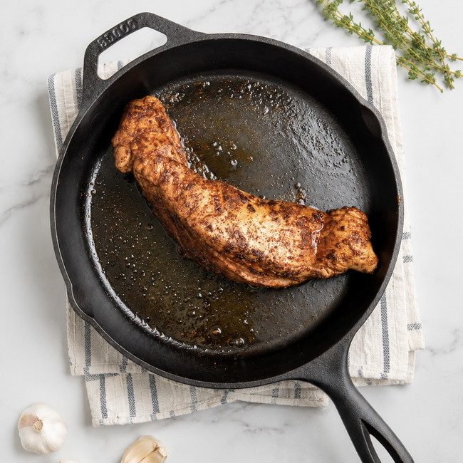 Image of cast-iron pork tenderloin