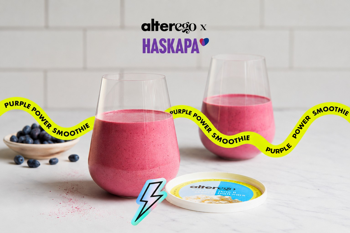 alterego x Haskapa | Creamy Purple Power Smoothie