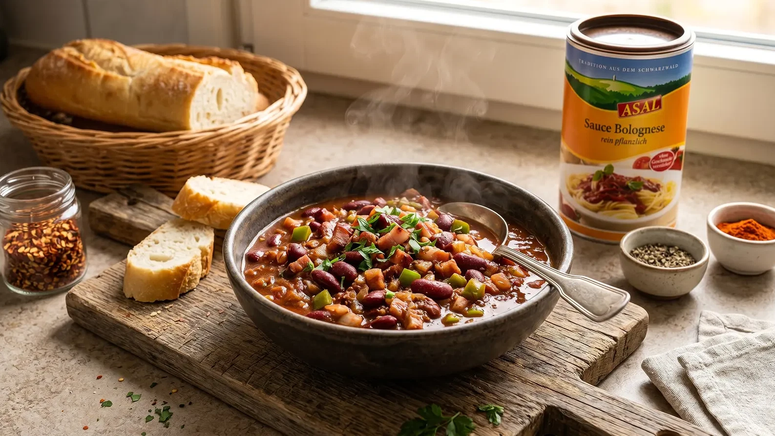 Image of Der Klassiker neu erfunden: Chili con Carne mit Bolognese