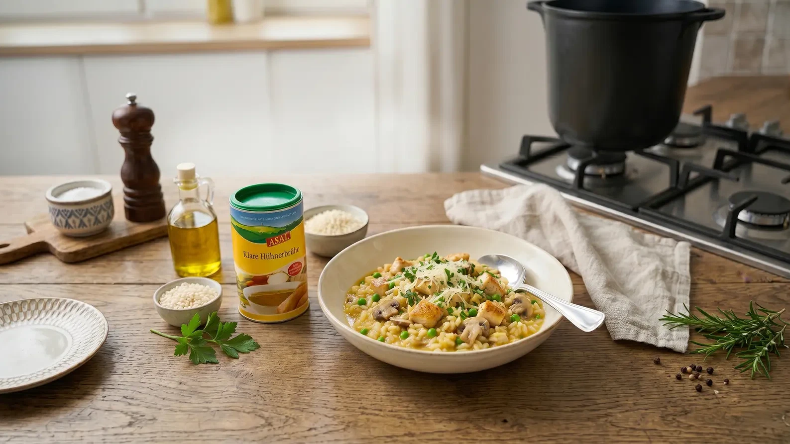 Image of Schnelles Hühnchen-Risotto 
