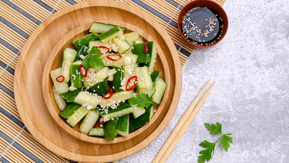 Chinese Spicy Cucumber Salad