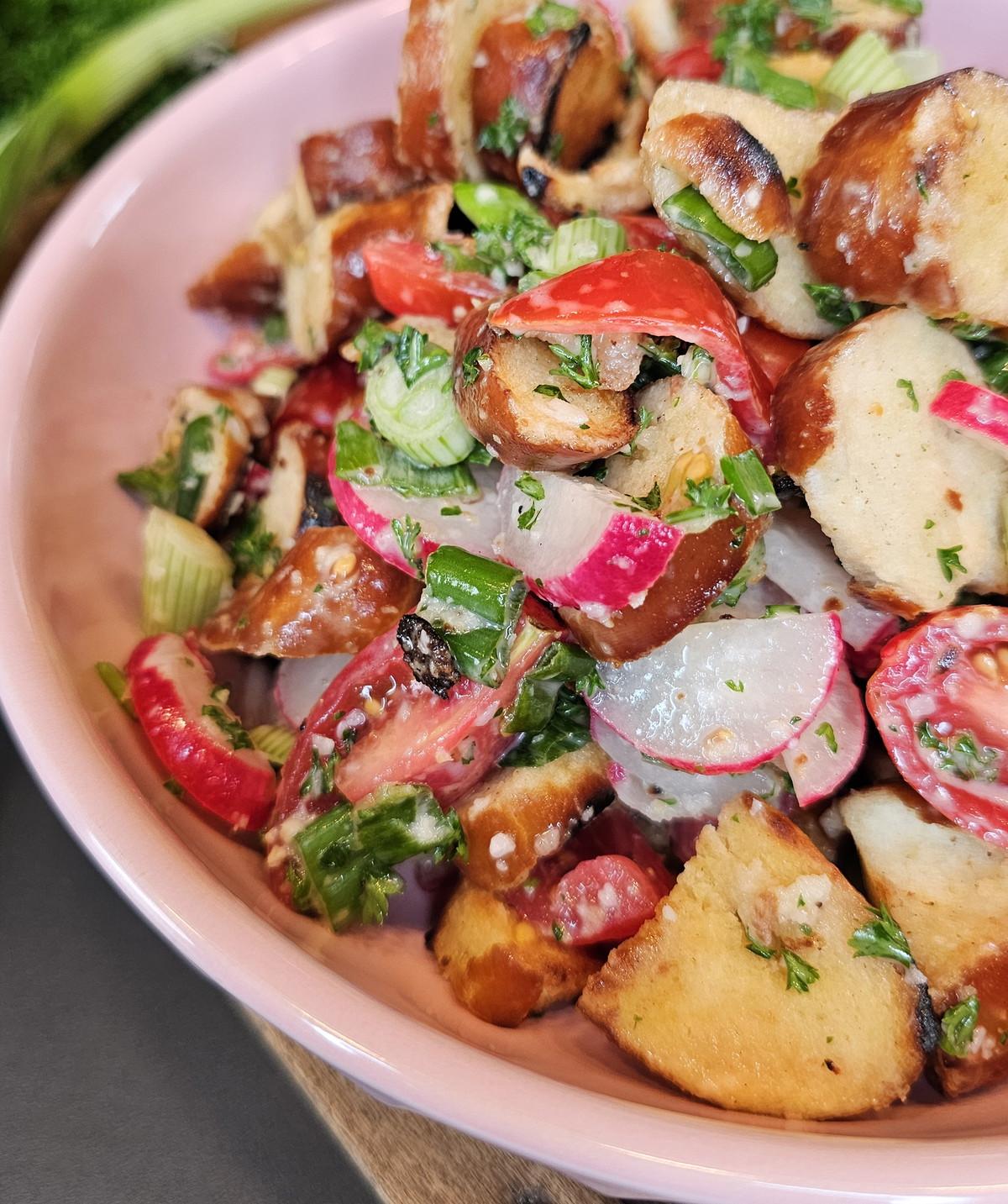 Schwäbischer Brezelsalat
