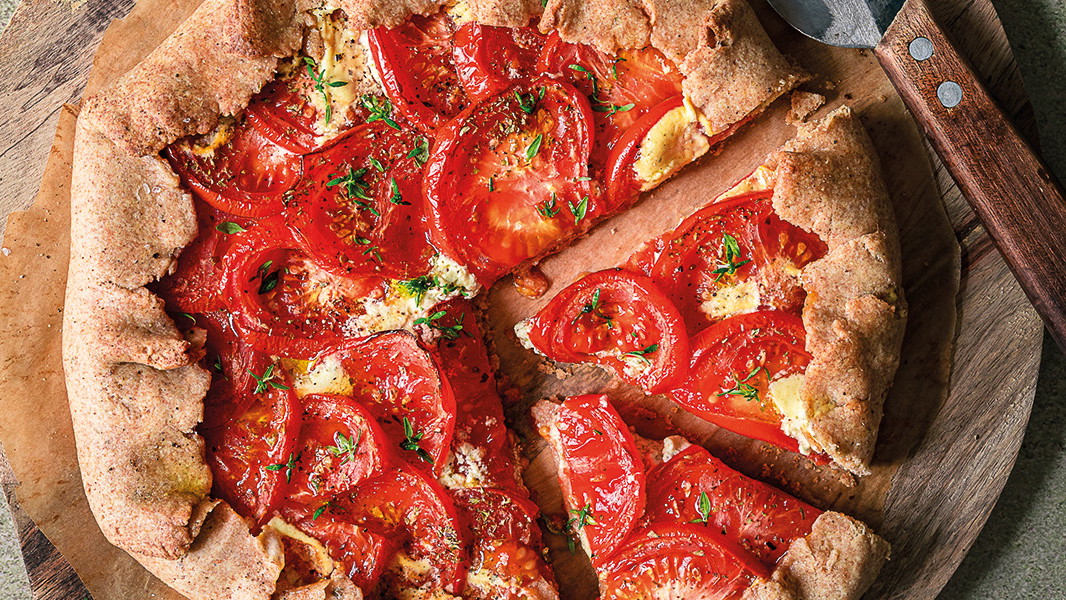 Image of Tomatengalette mit Kräuterfrischkäse