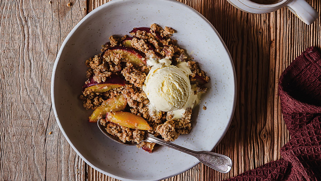Image of Pfirsich-Crumble