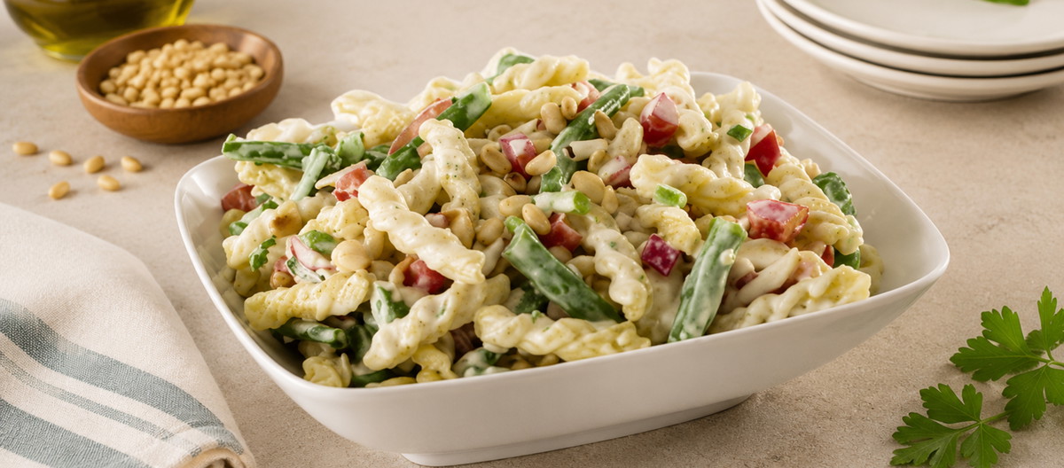 Grilled Chicken & Green Bean Pasta Salad