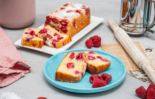 Image of Himbeer‑Joghurt‑Zitronen‑Kuchen