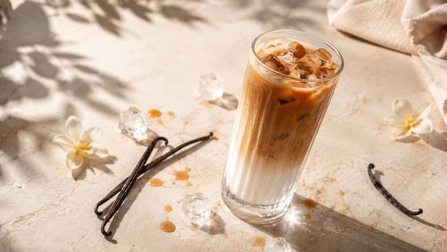 Image of ☕🧊Greek Vanilla Iced Latte🇬🇷