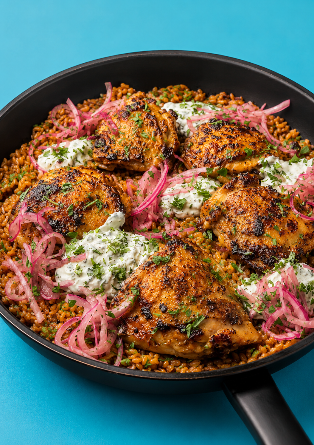 High Protein Chicken & Rice Power Skillet
