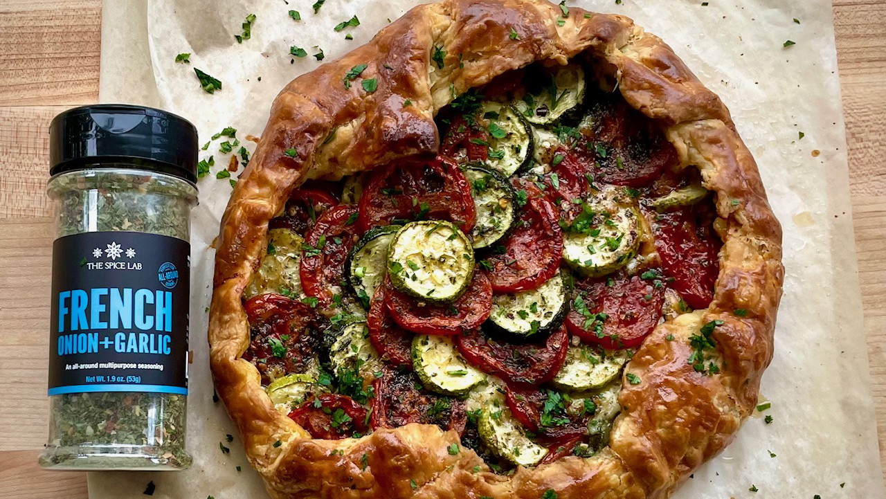Tomato and Summer Squash Galette