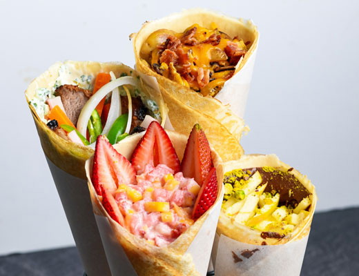 Image of Vegetable Breakfast Crepes