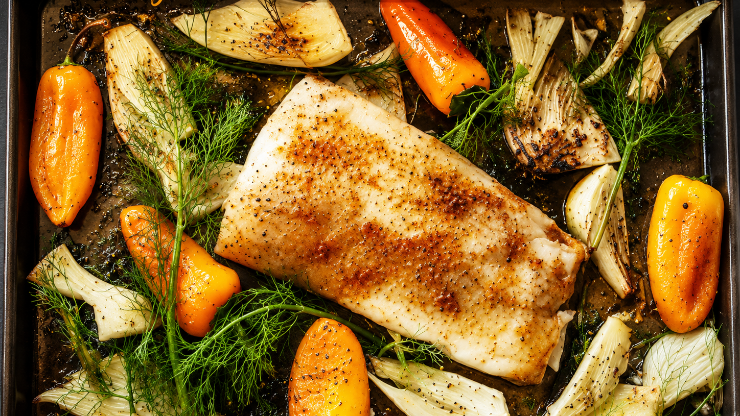 Image of Honey Lime Atlantic Cod w/ Roasted Fennel