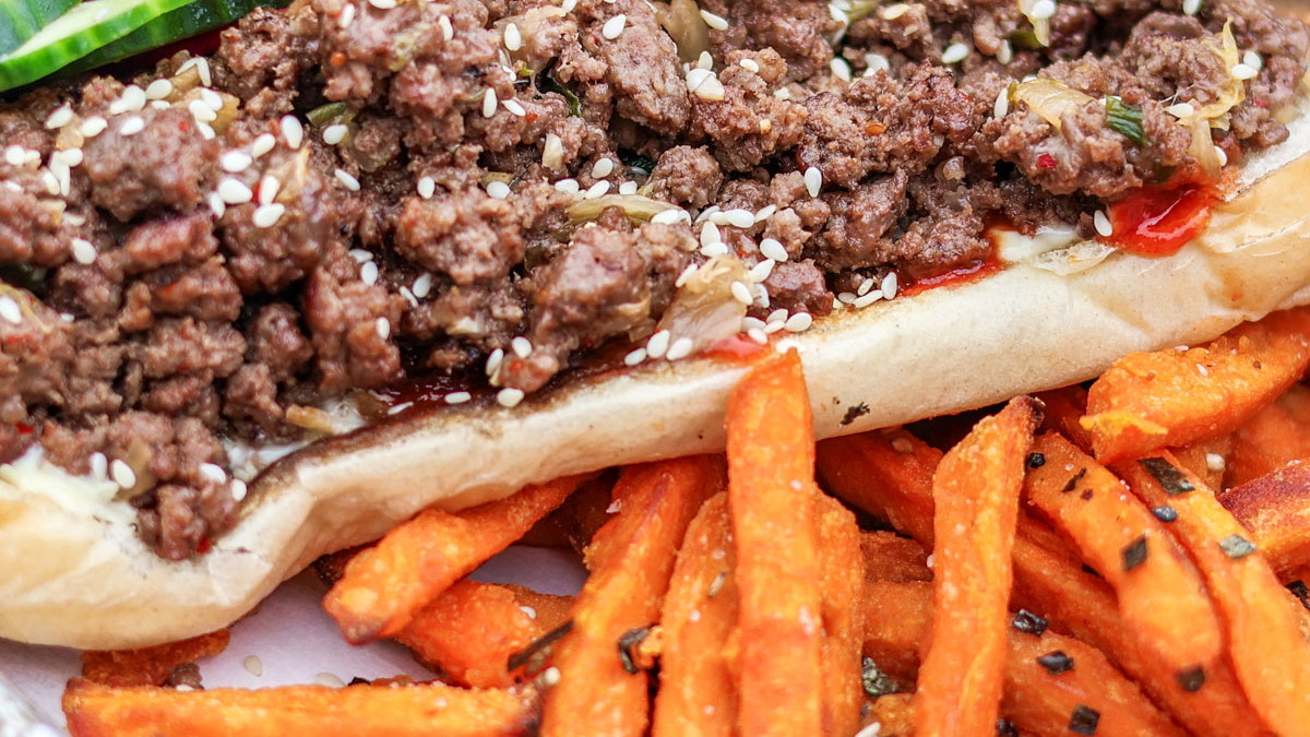 Korean Inspired Wagyu Chopped Cheese