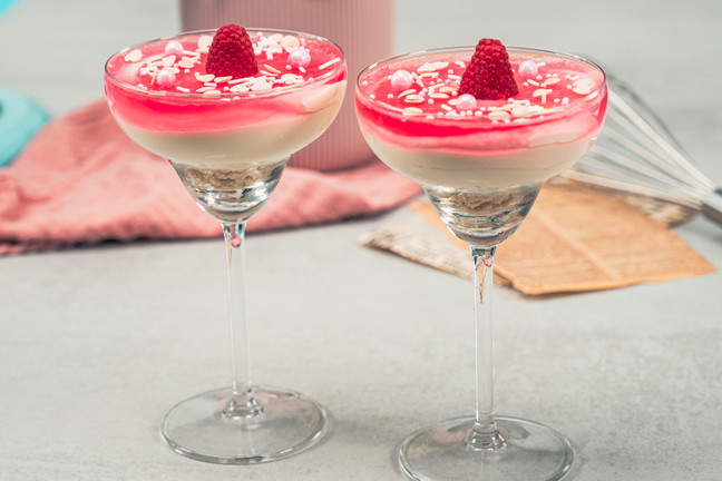Image of No‑Bake Cheesecake im Glas