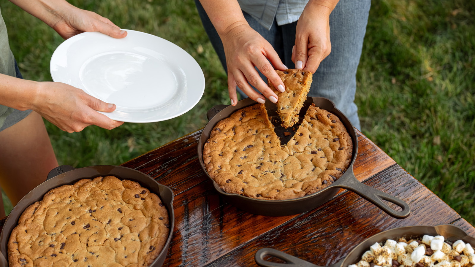 Image of Cast Iron Skillet Chocolate Chip Cookie
