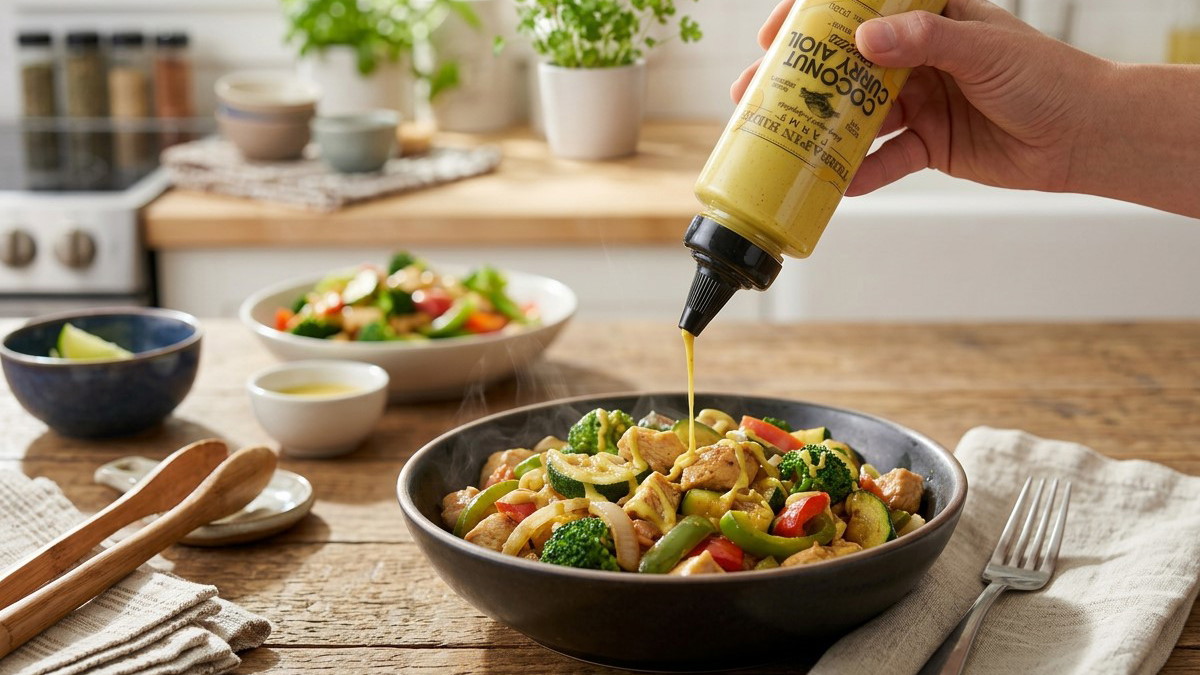 Image of Coconut Curry Chicken Stir Fry