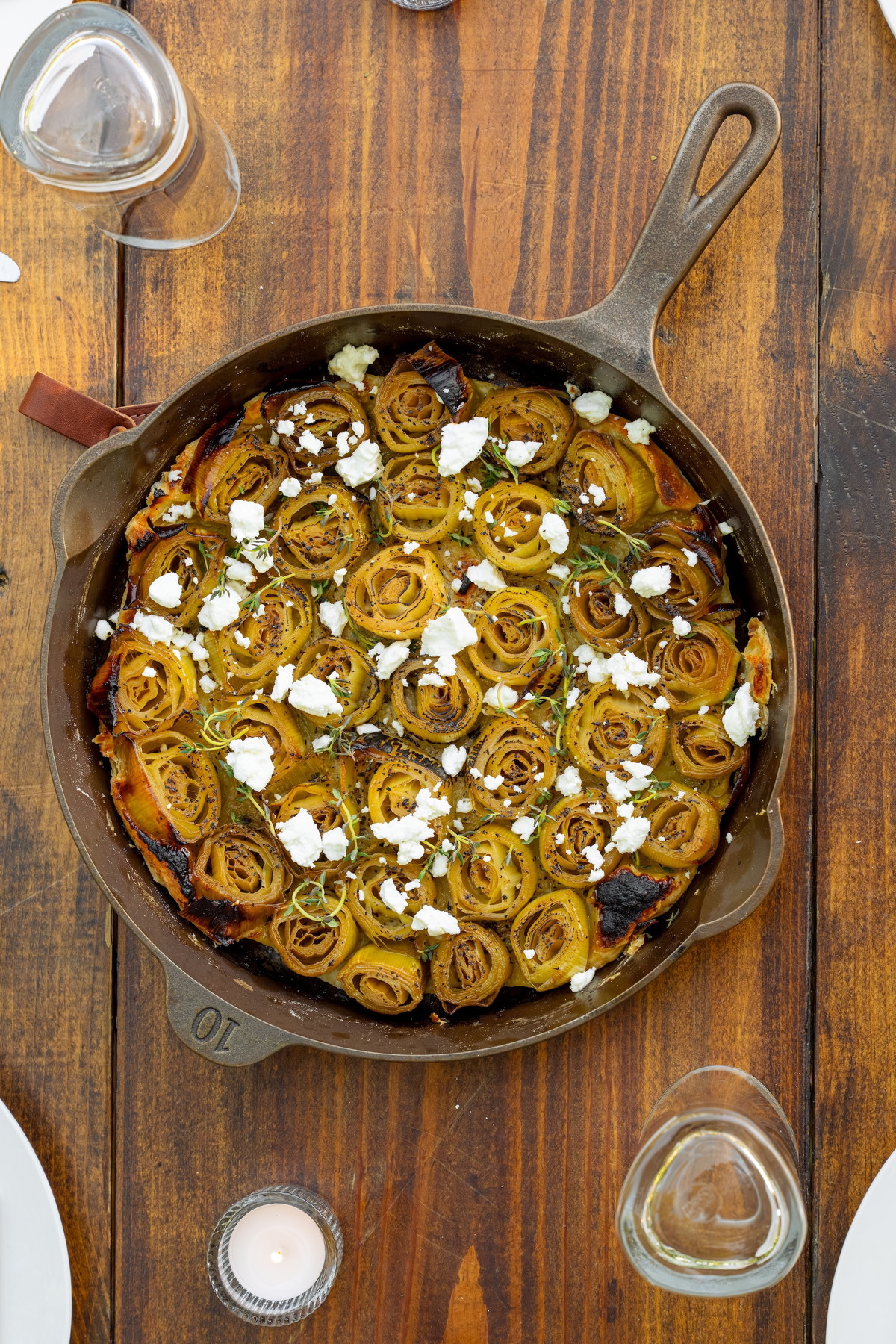 Leek Tarte Tatin