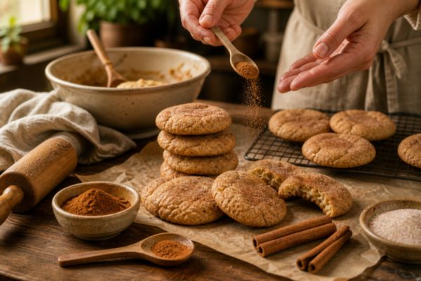 Image of Classic Snickerdoodle Cookies Recipe – Soft & Chewy