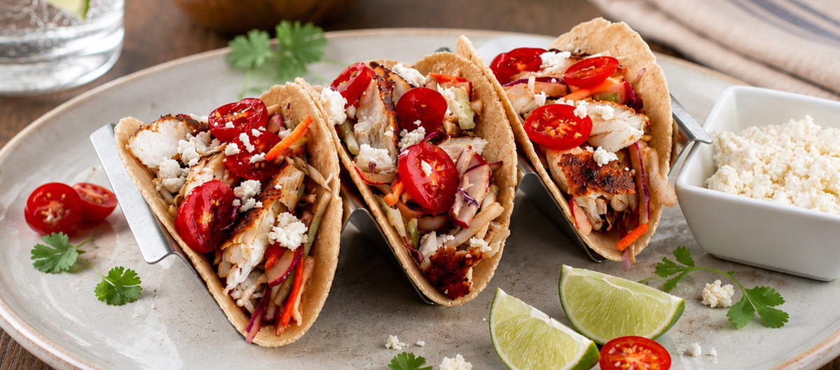 Blackened Mahi Tacos