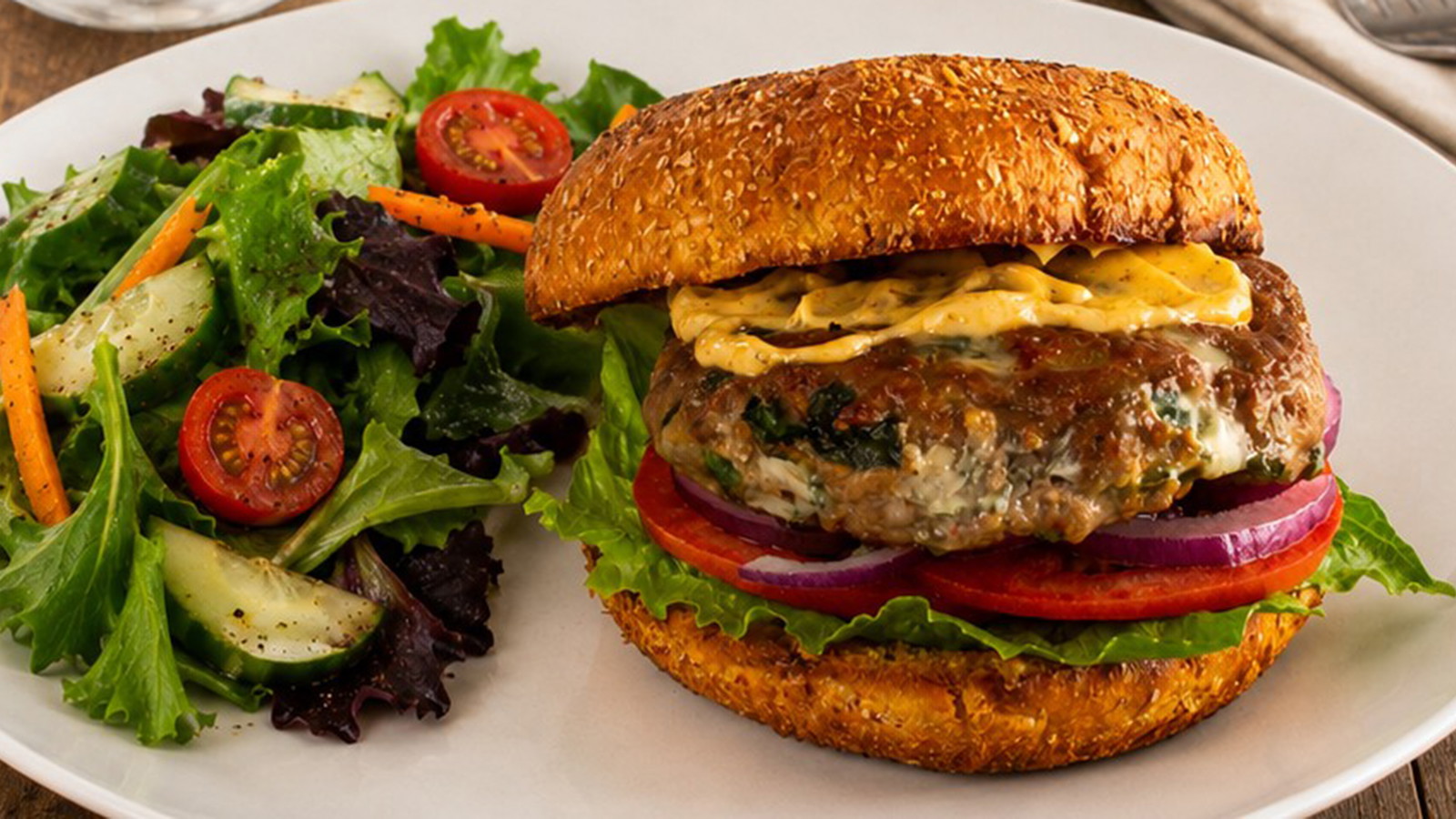 Image of Culinary Genie Black 'n Blue Turkey Burgers recipe