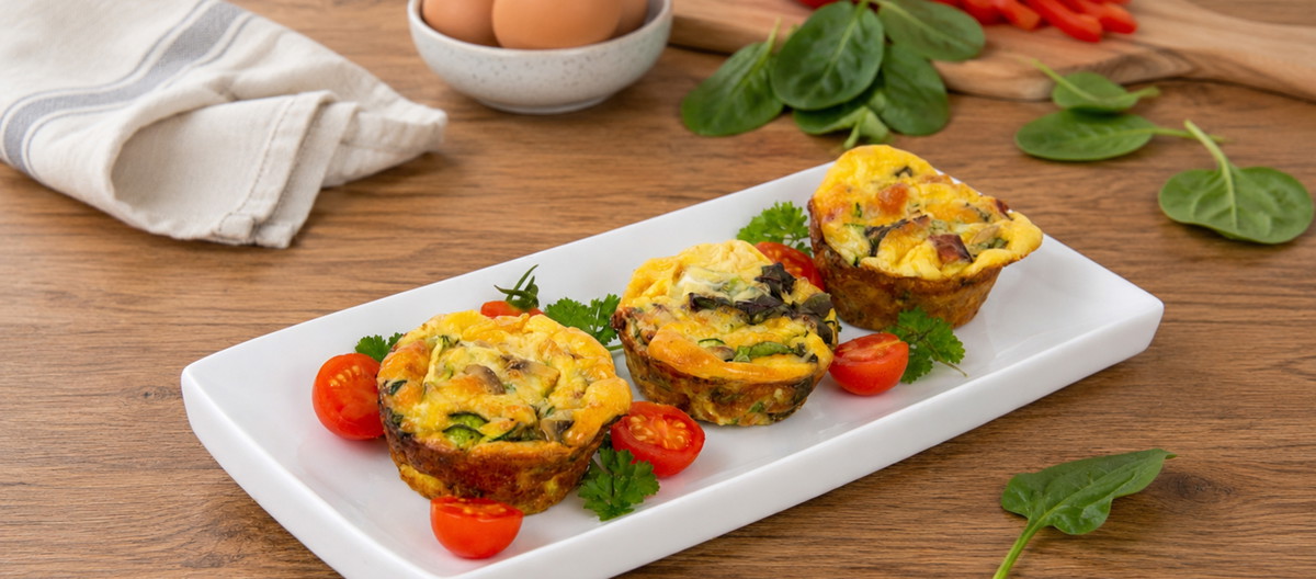 Cajun Veggie Egg Cups