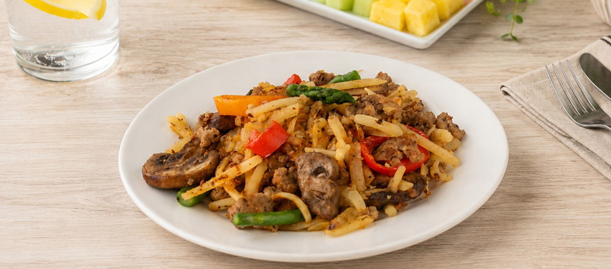 Creole Veggie Hash Browns