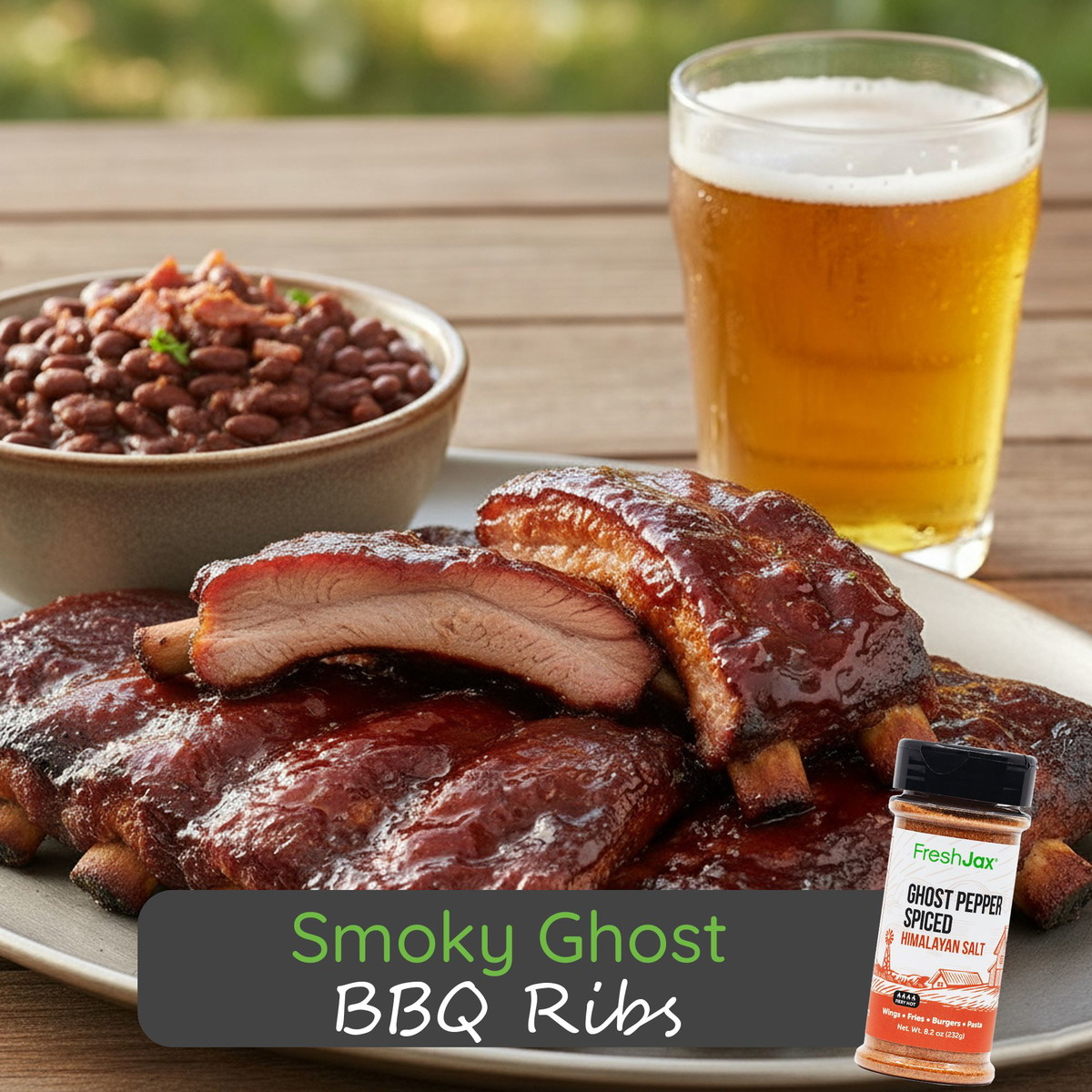 Smoky Ghost BBQ Ribs