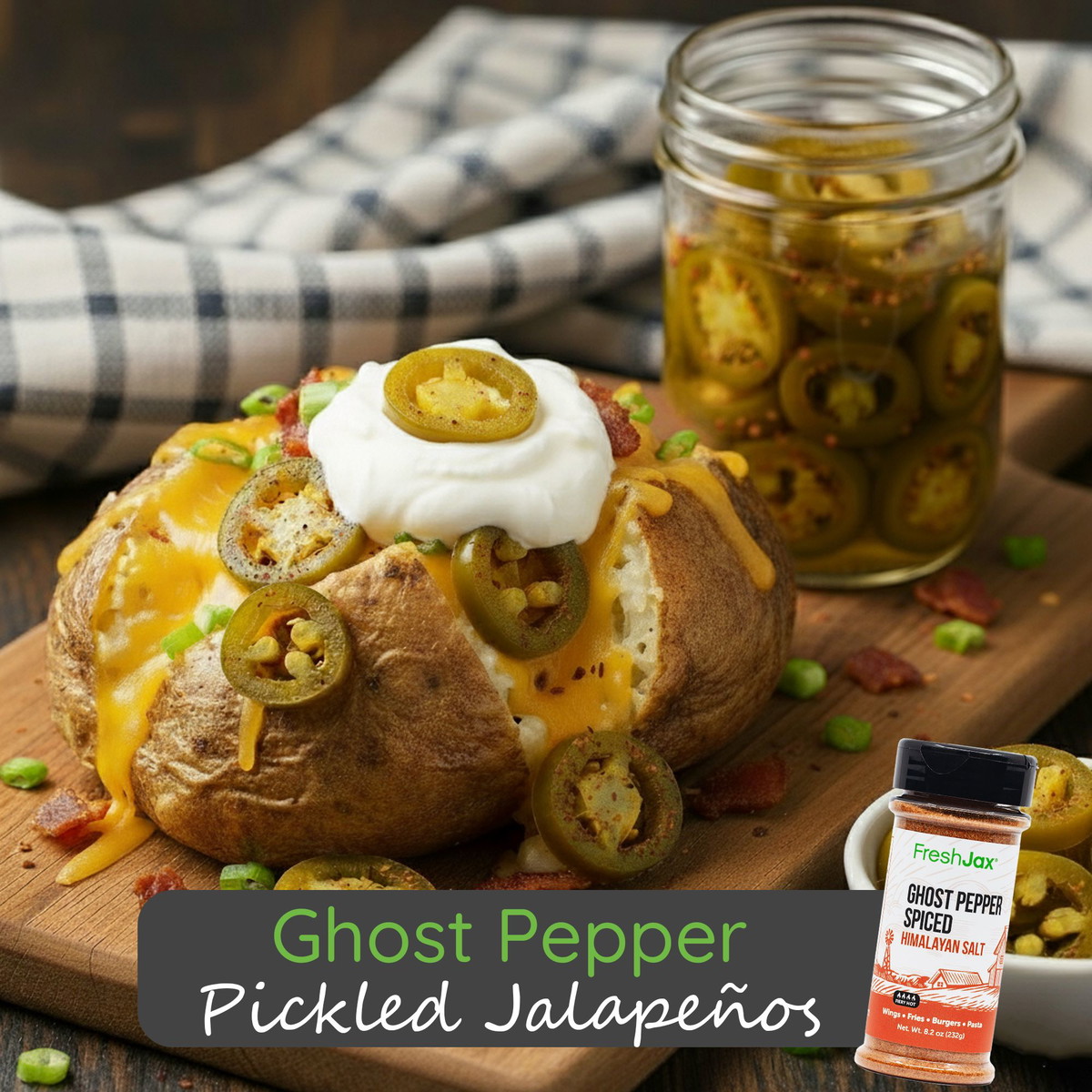 Ghost Pepper Pickled Jalapeños