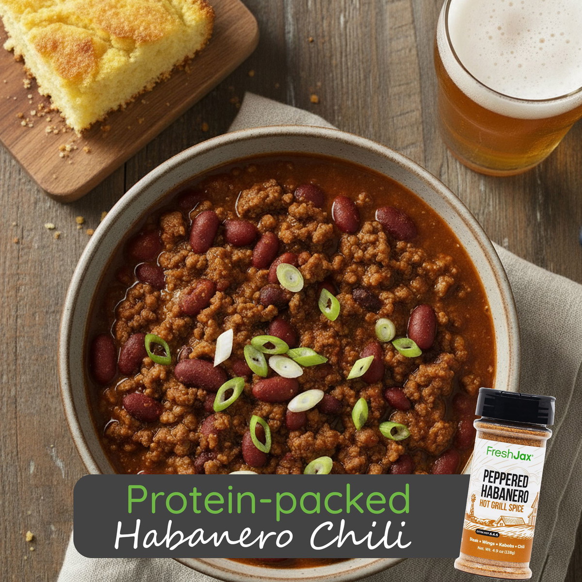 Protein-packed Habanero Chili