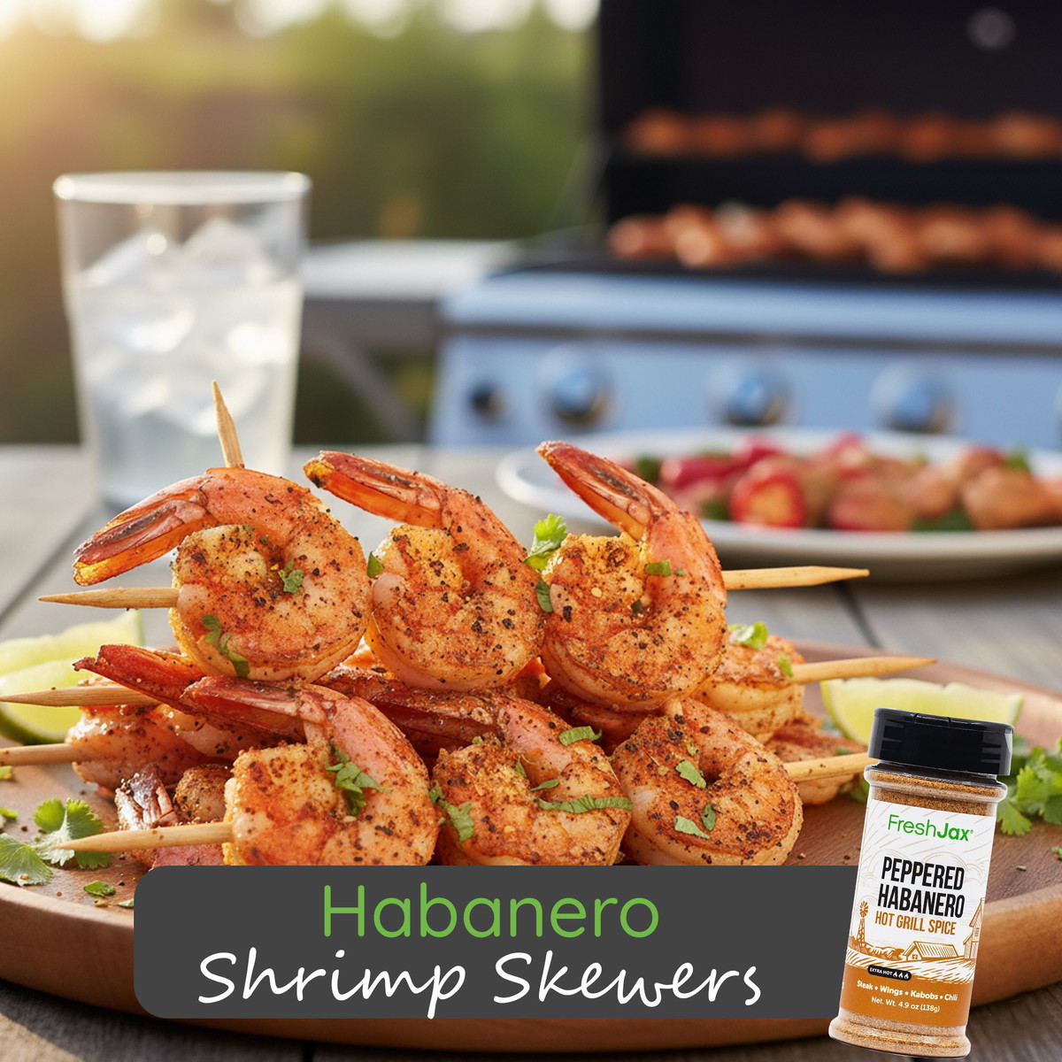 Habanero Shrimp Skewers (Spicy Seafood Delight)