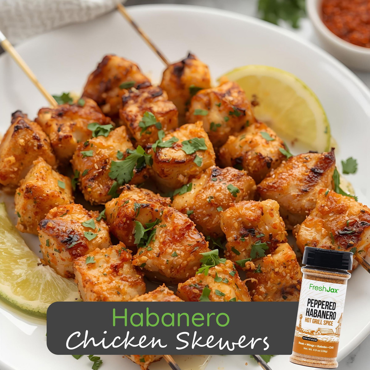 Habanero Chicken Skewers (Quick Weeknight Dinner)