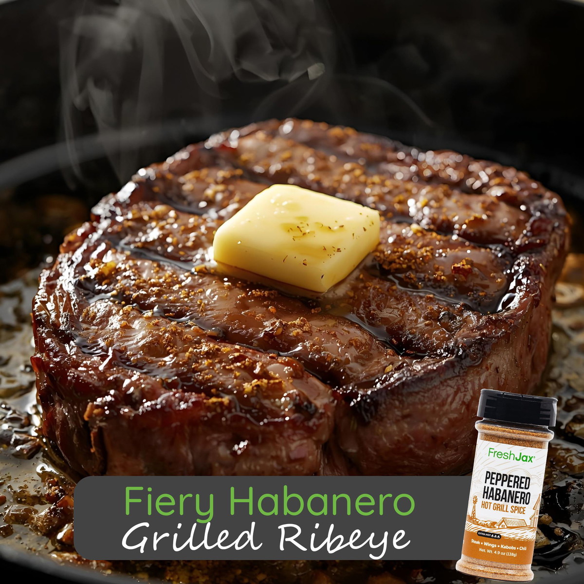 Fiery Habanero Grilled Ribeye (Steakhouse Favorite)