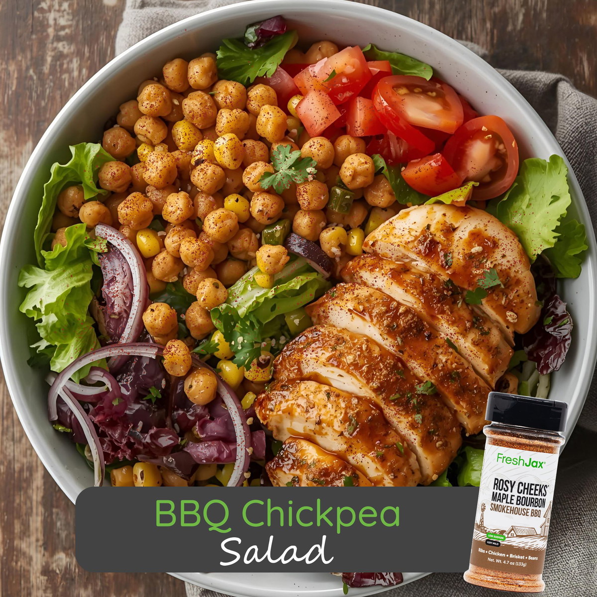BBQ Chickpea Salad