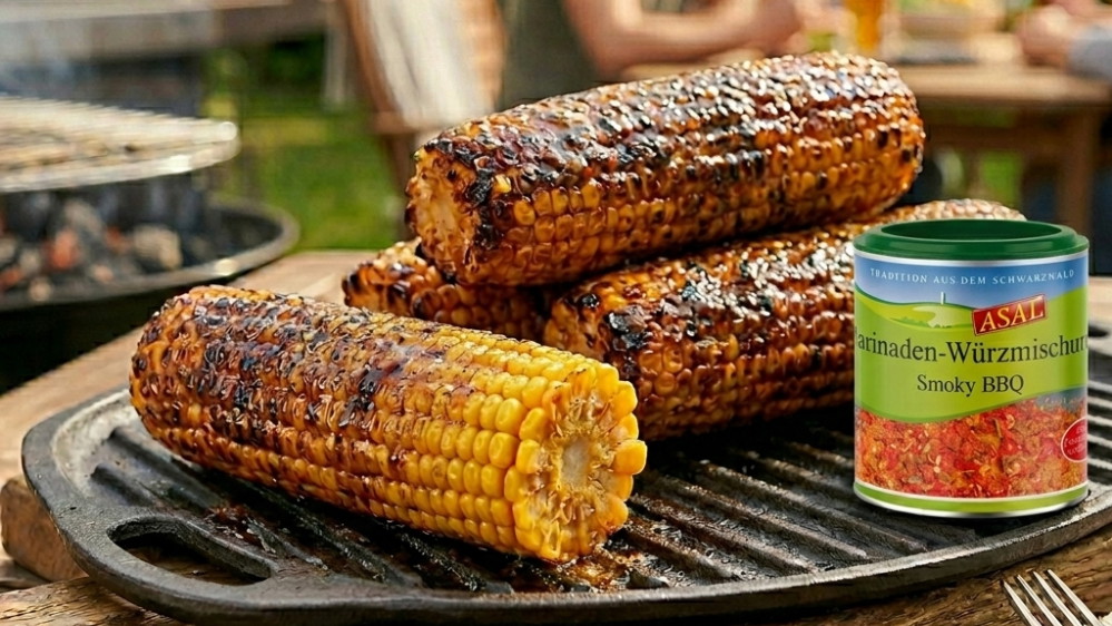 Image of Smoky BBQ Maiskolben vom Grill 