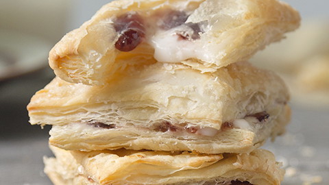 Image of Rhubarb & Cream Breakfast Pastry