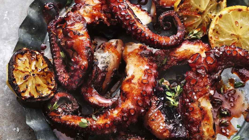 Image of Oktopus mit Rauchpaprika-Öl