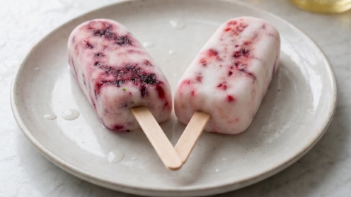 Image of Lavender & Lime Coconut Cream Popsicles