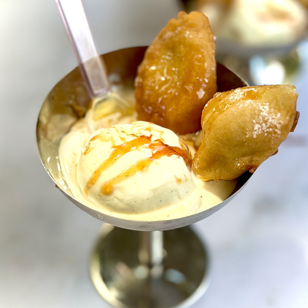 Banana Fritters with St Valentine