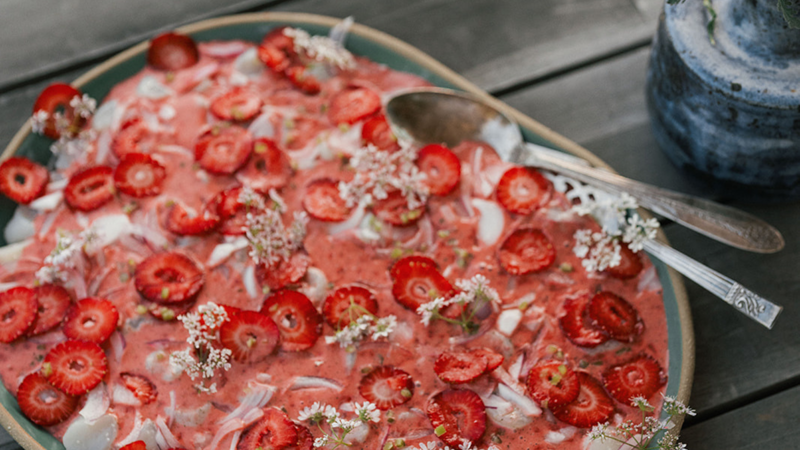 Image of Strawberry-Scallop Aguachile