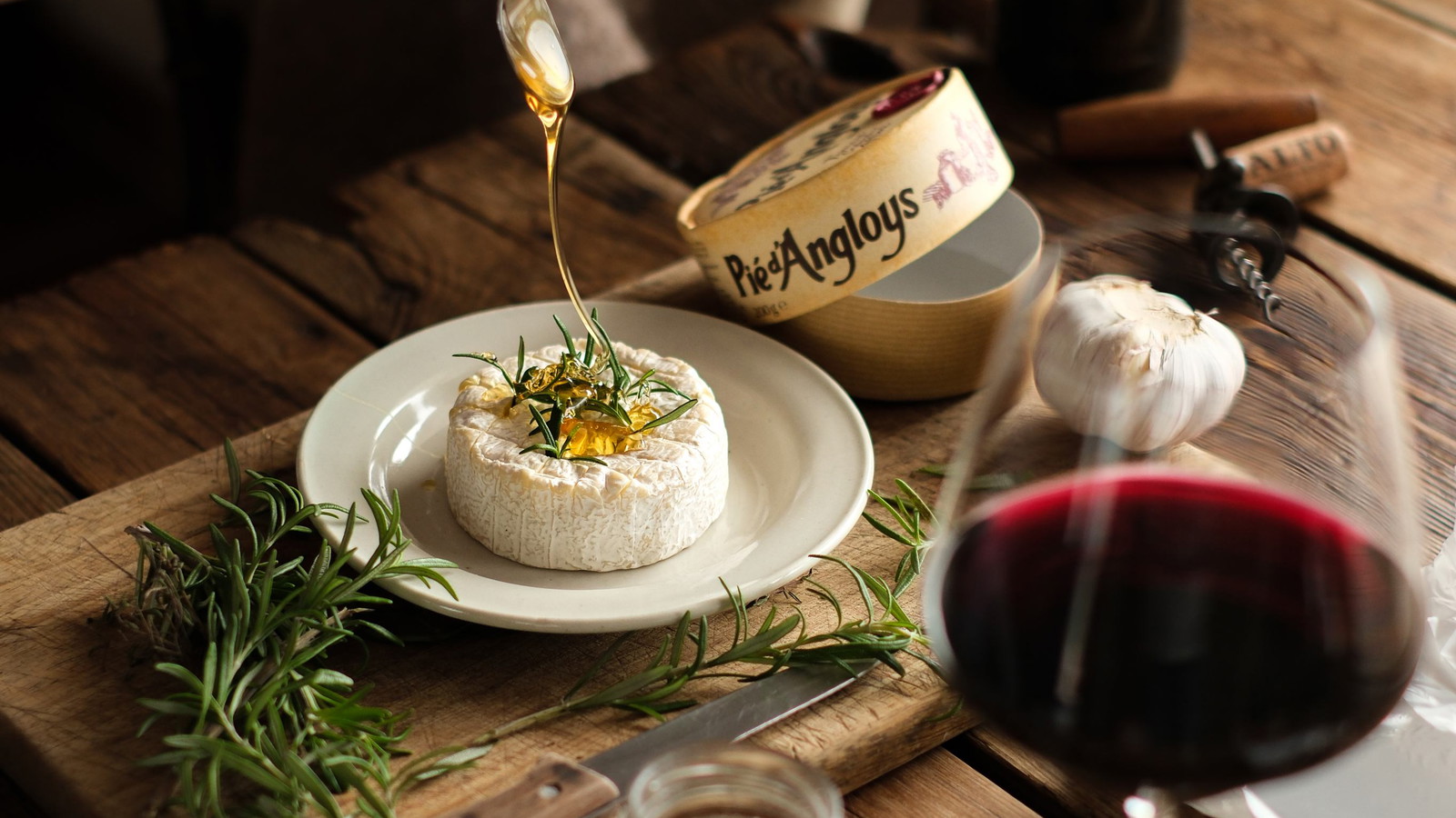 Image of Fire-Roasted Camembert with Red Wine & Chorizo
