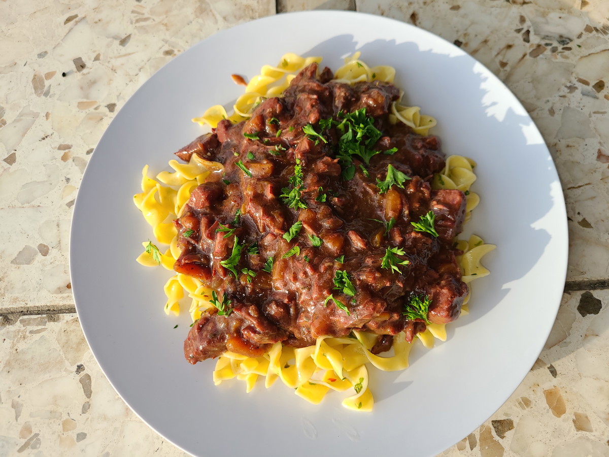 Black Magic Beef Burgundy