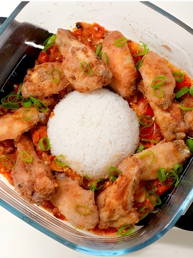 Fried Chicken Sambal Terasi Tomat
