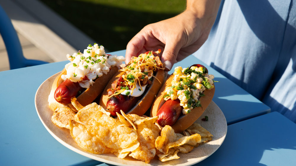 Wagyu Hot Dog Flight 